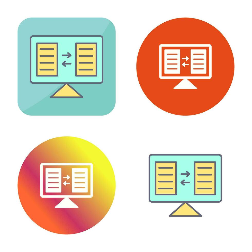 File Sharing Vector Icon