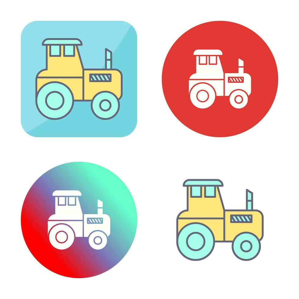 icono de vector de tractor