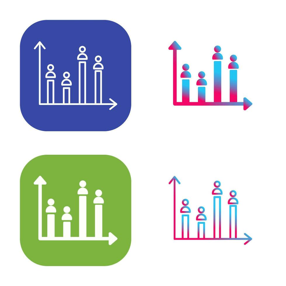 Candidate Graph Vector Icon