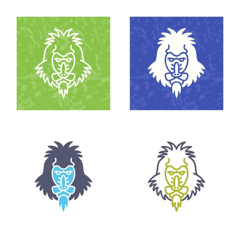 Mandrill Vector Icon