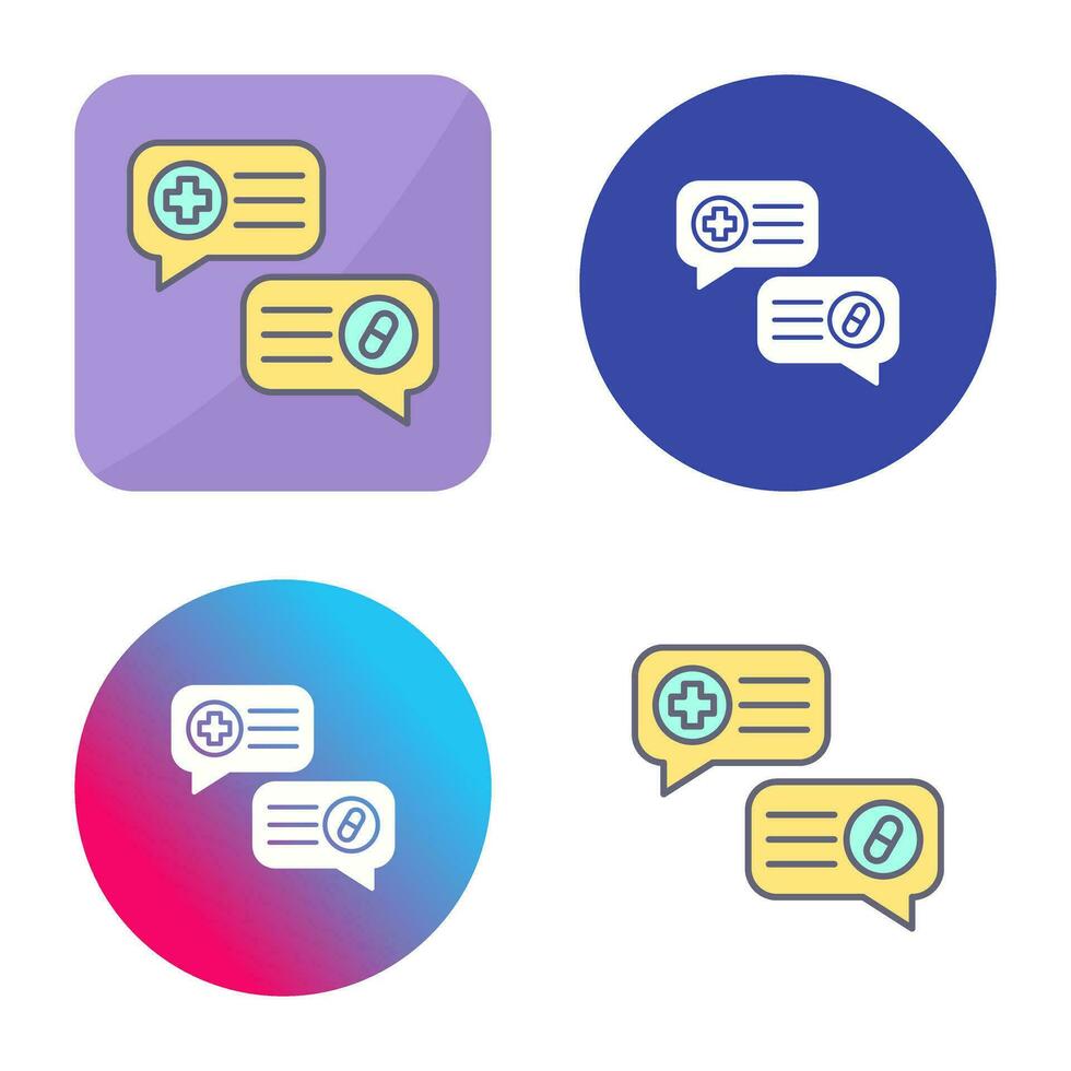 icono de vector de conversación