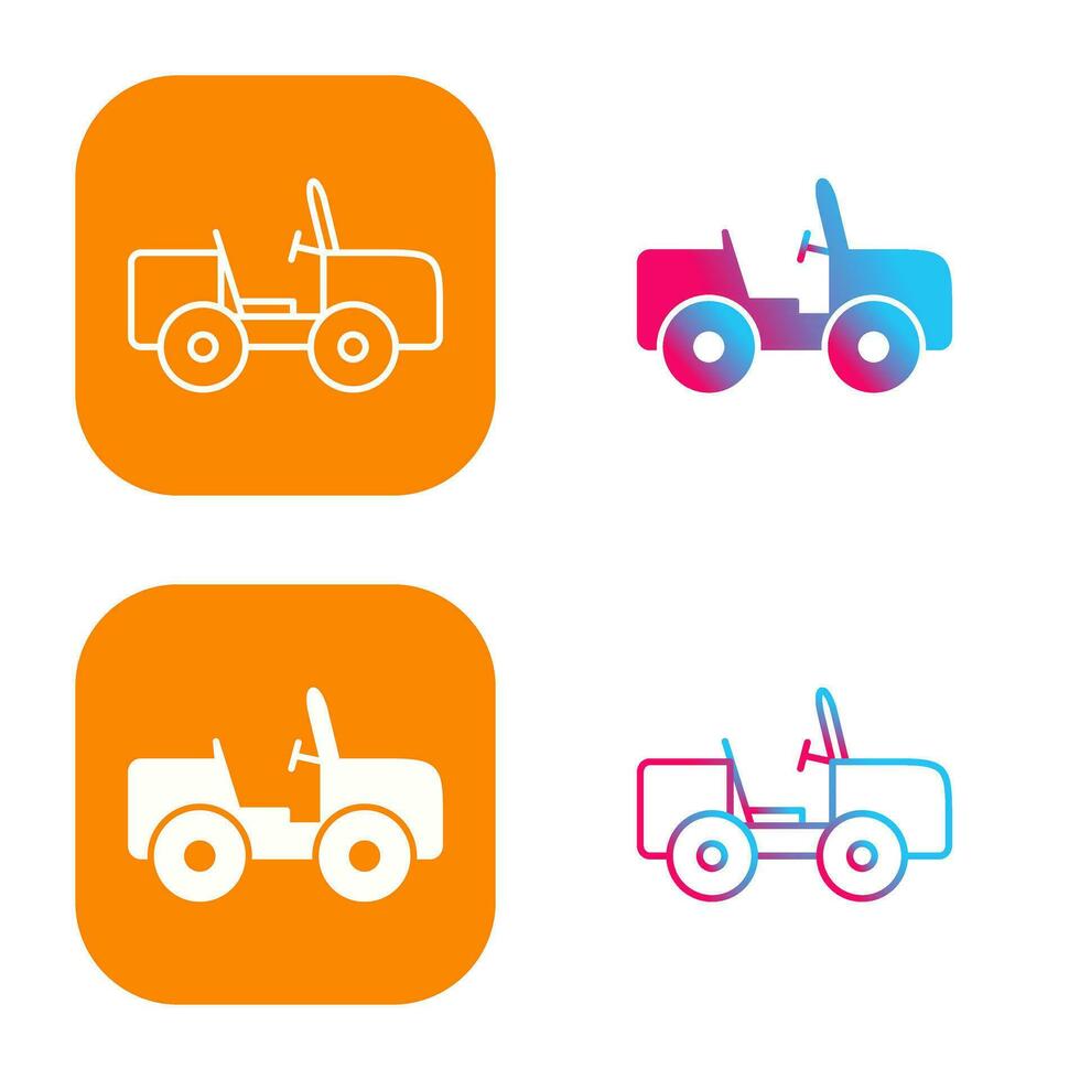 Safari Jeep Vector Icon