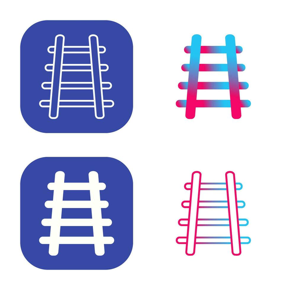 Train Tracks Vector Icon