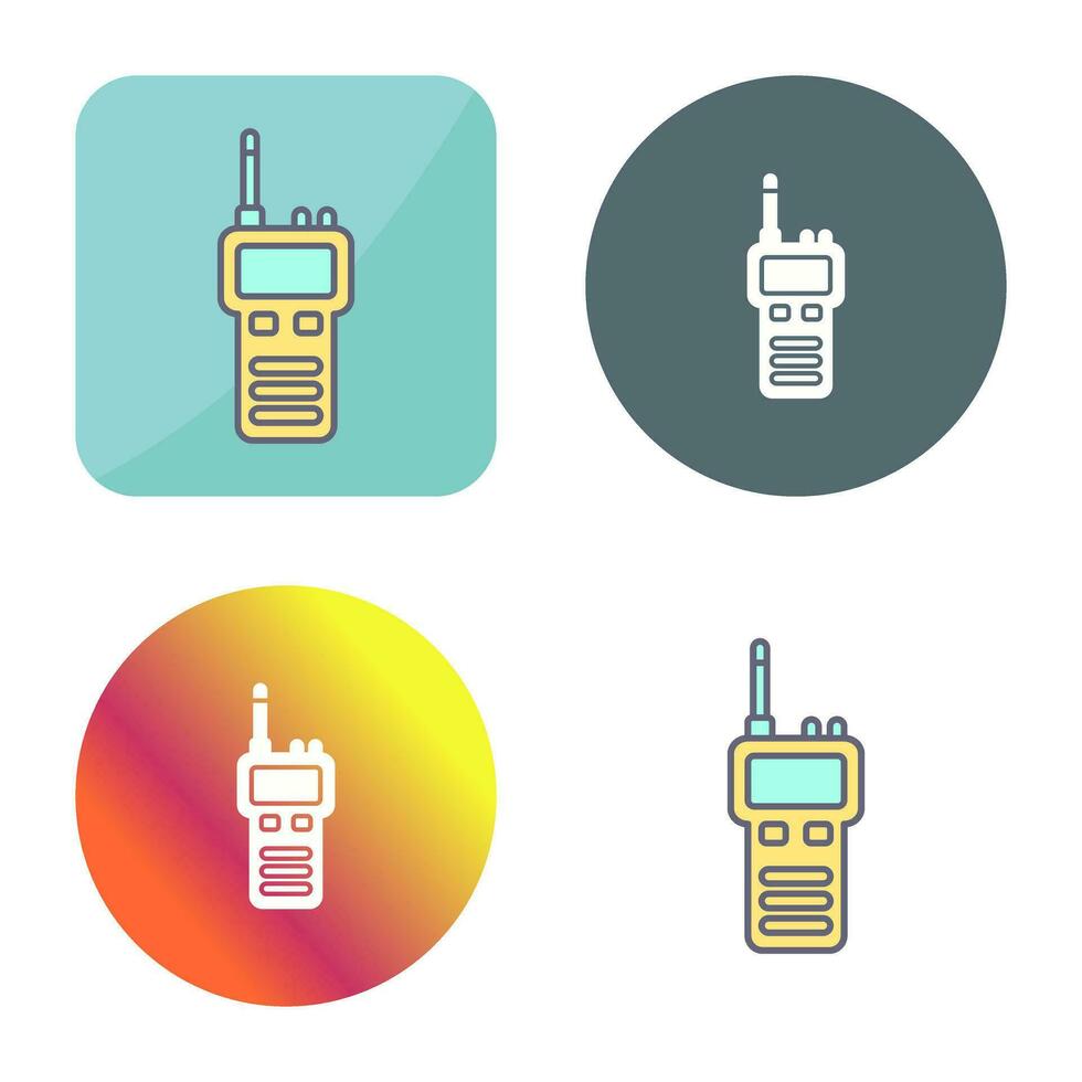 icono de vector de walki talkie