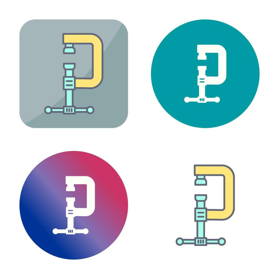 Clamp Vector Icon