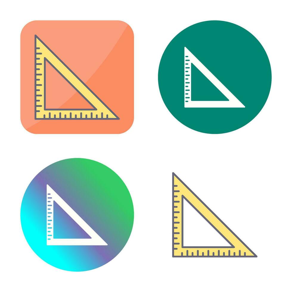 Set Square Vector Icon