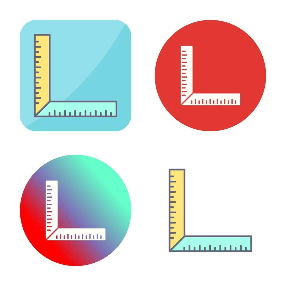 square Ruler Vector Icon