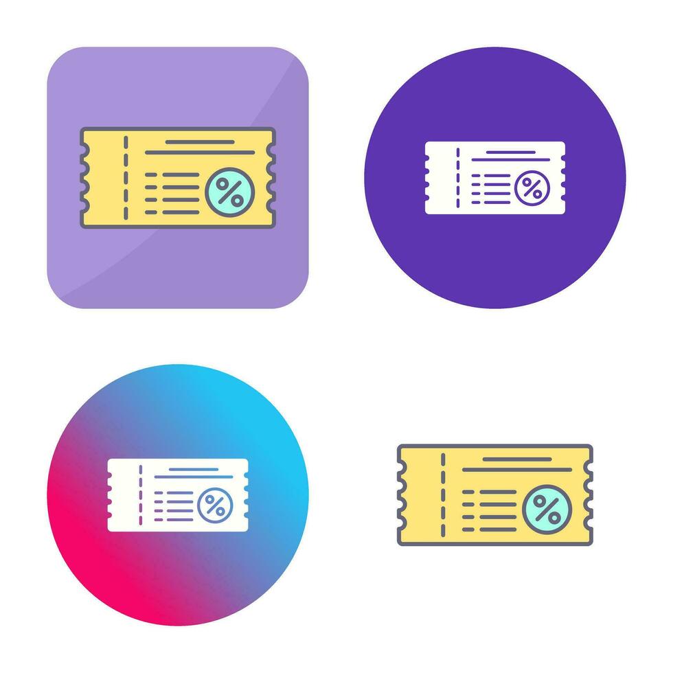 Voucher Vector Icon