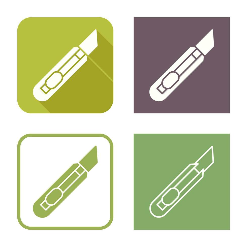 Stationery Knife Vector Icon