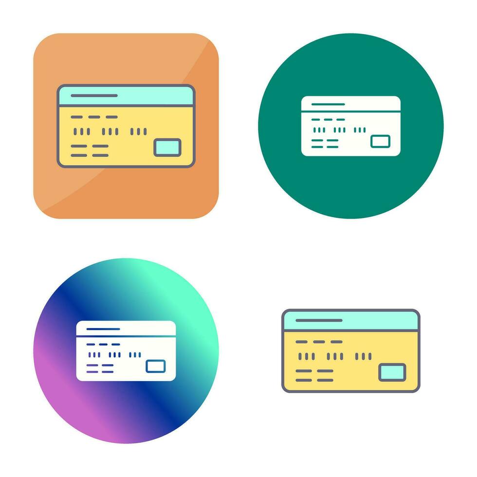 Debit Card Vector Icon