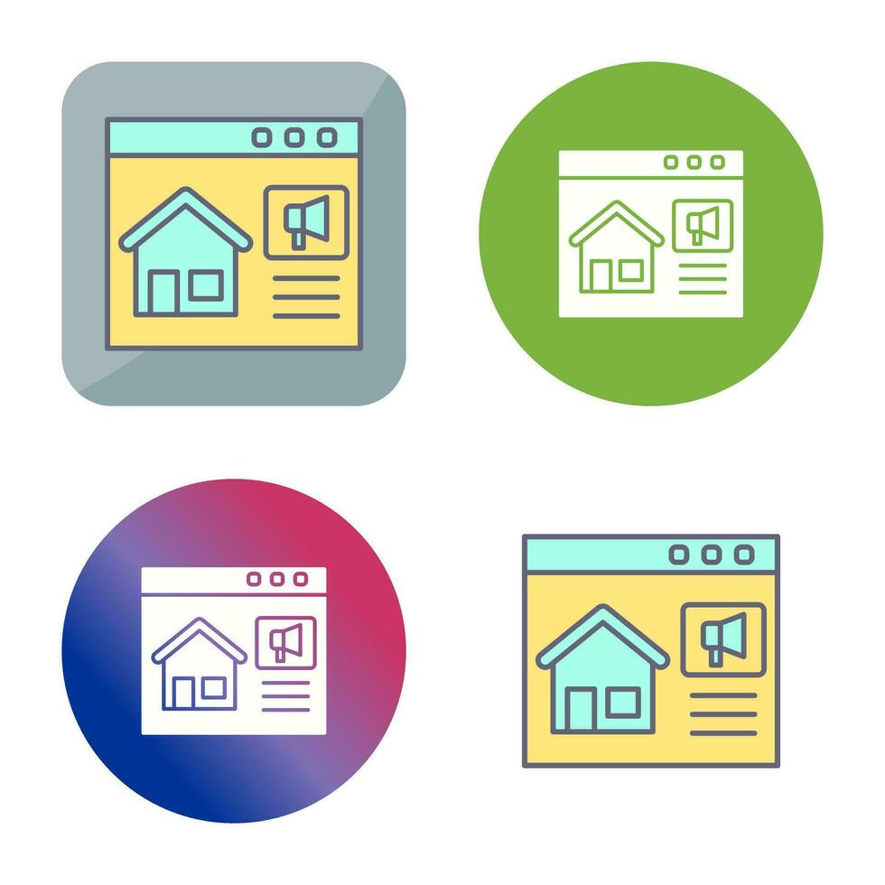 Online Marketing Vector Icon