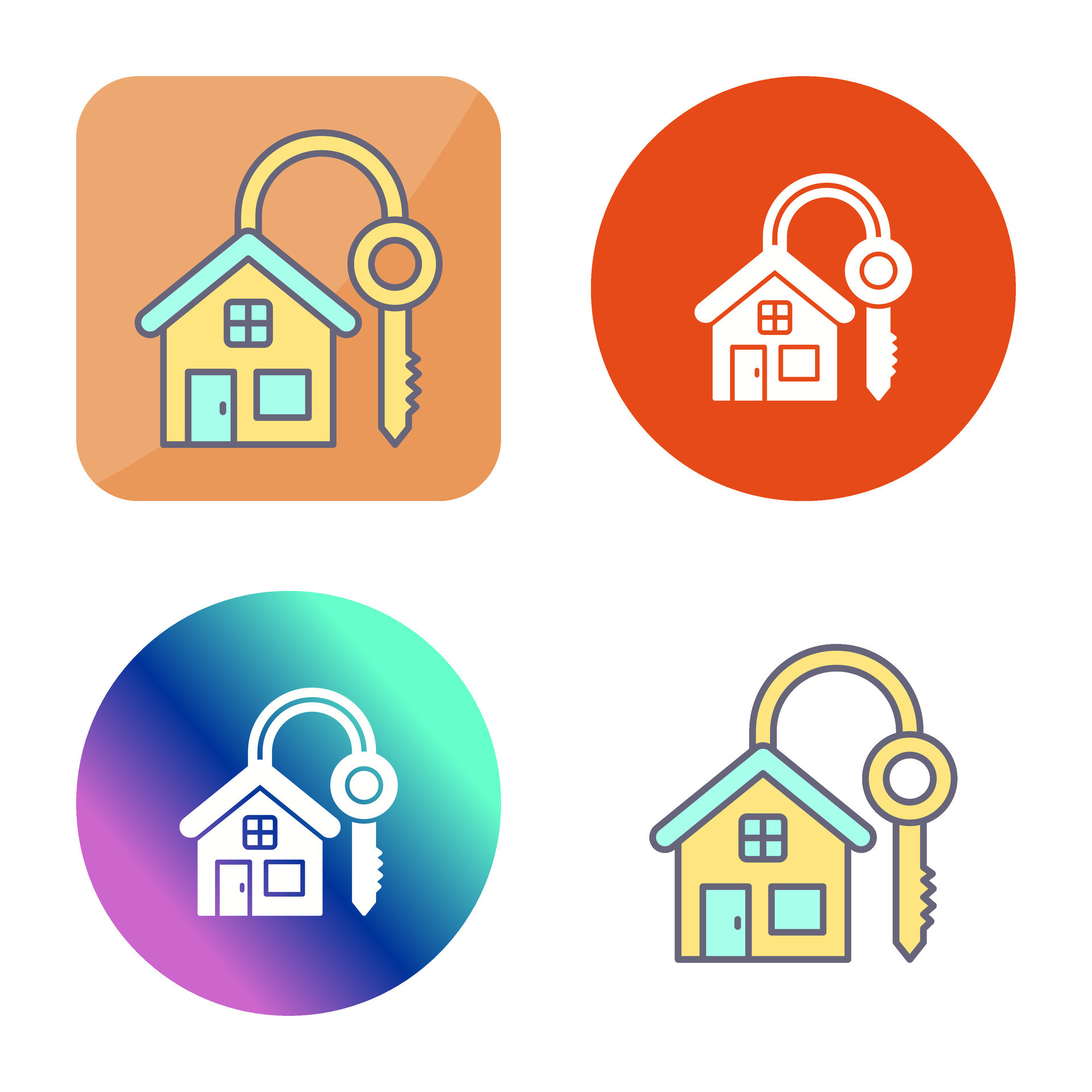 House Key Vector Icon 33092269 Vector Art at Vecteezy