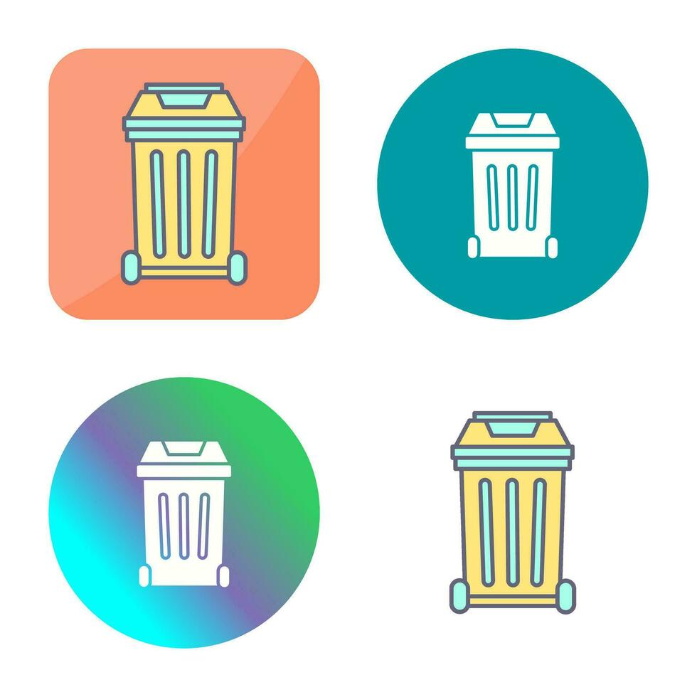 icono de vector de basura