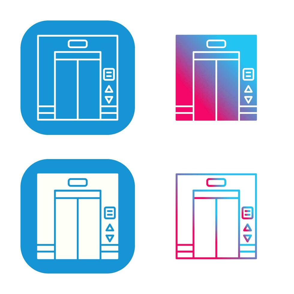 icono de vector de ascensor