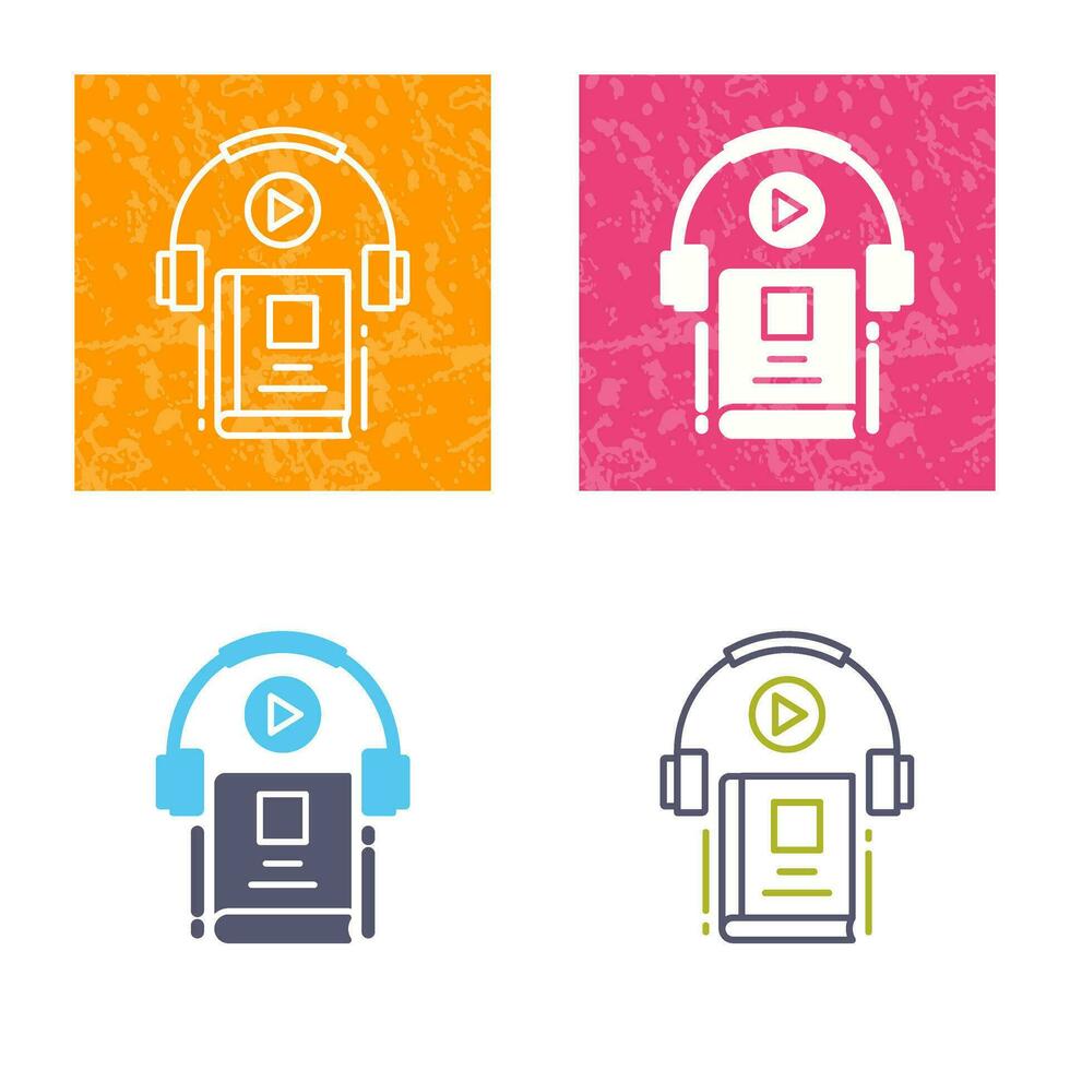 Audio Book Vector Icon
