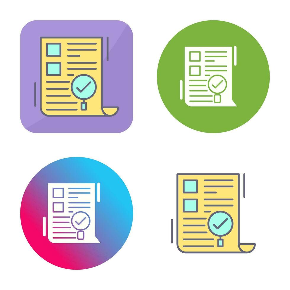 SEO Audit Vector Icon