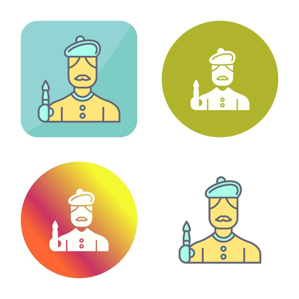 Artist Vector Icon