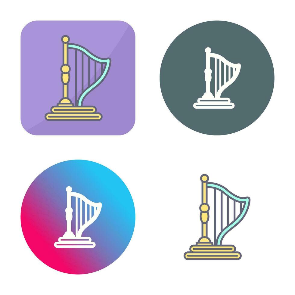 Harp Vector Icon