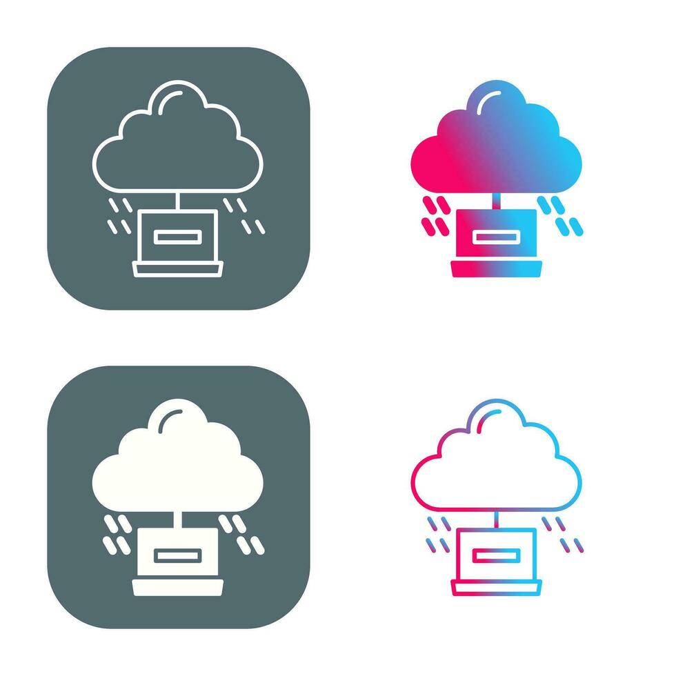 Cloud Computing Vector Icon