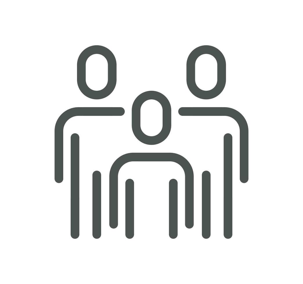 Learning management system related icon outline and linear vector. vector