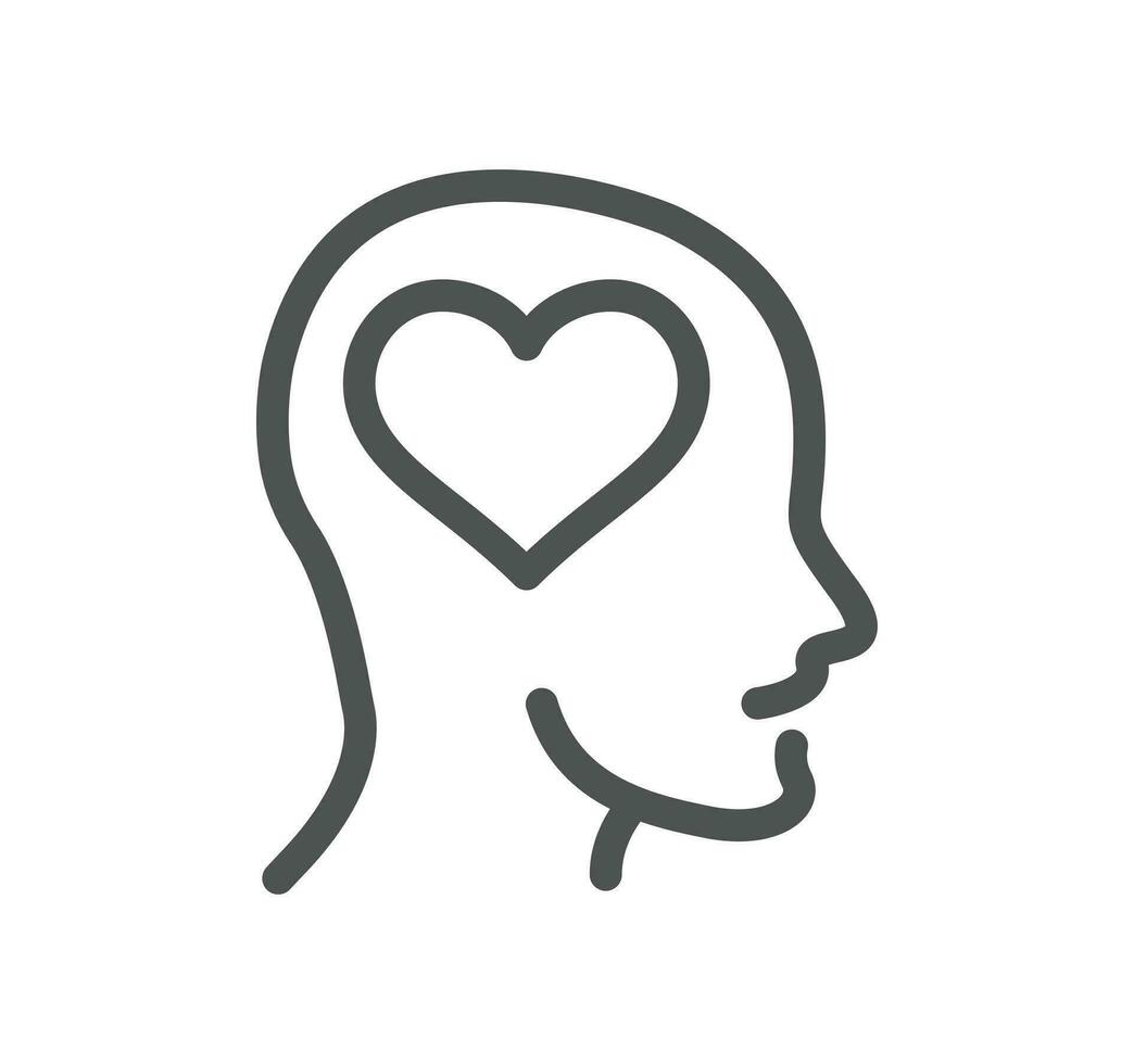 Friendship and charity related icon outline and linear vector. vector