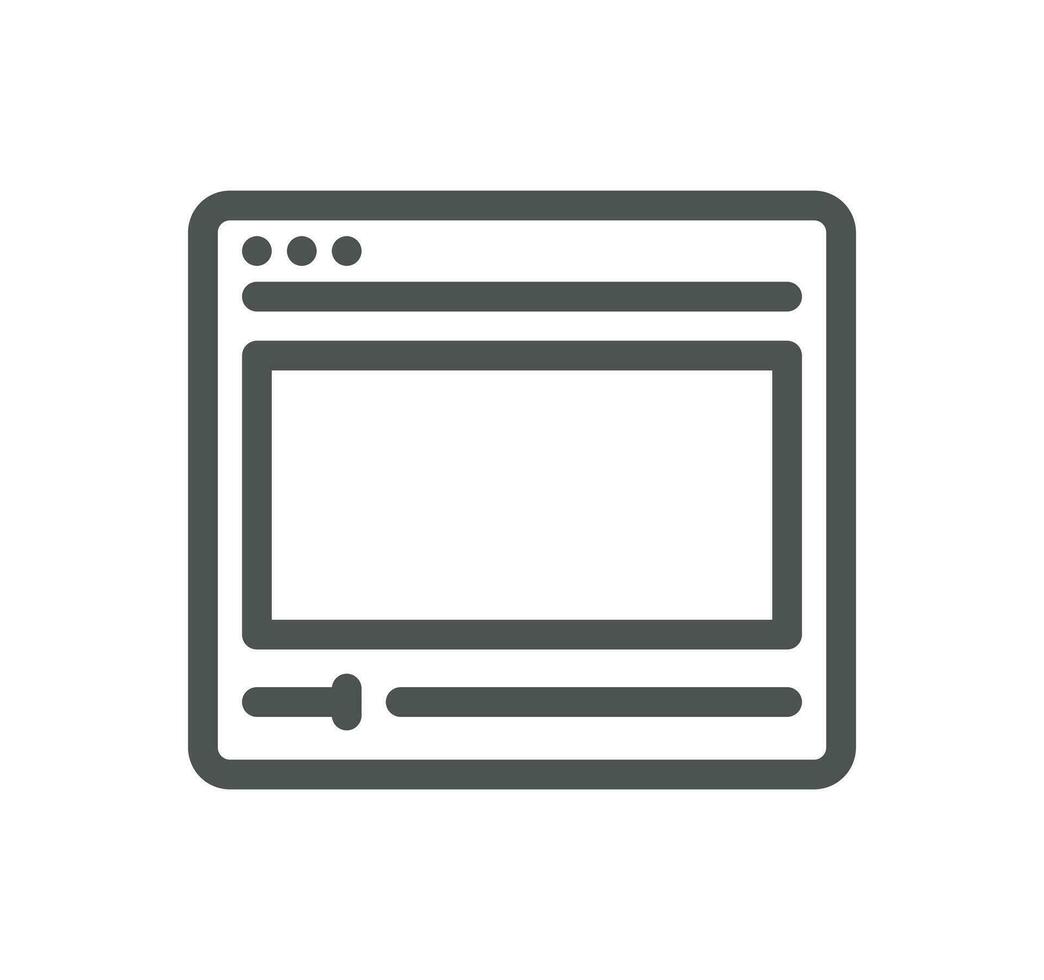 Learning management system related icon outline and linear vector. vector