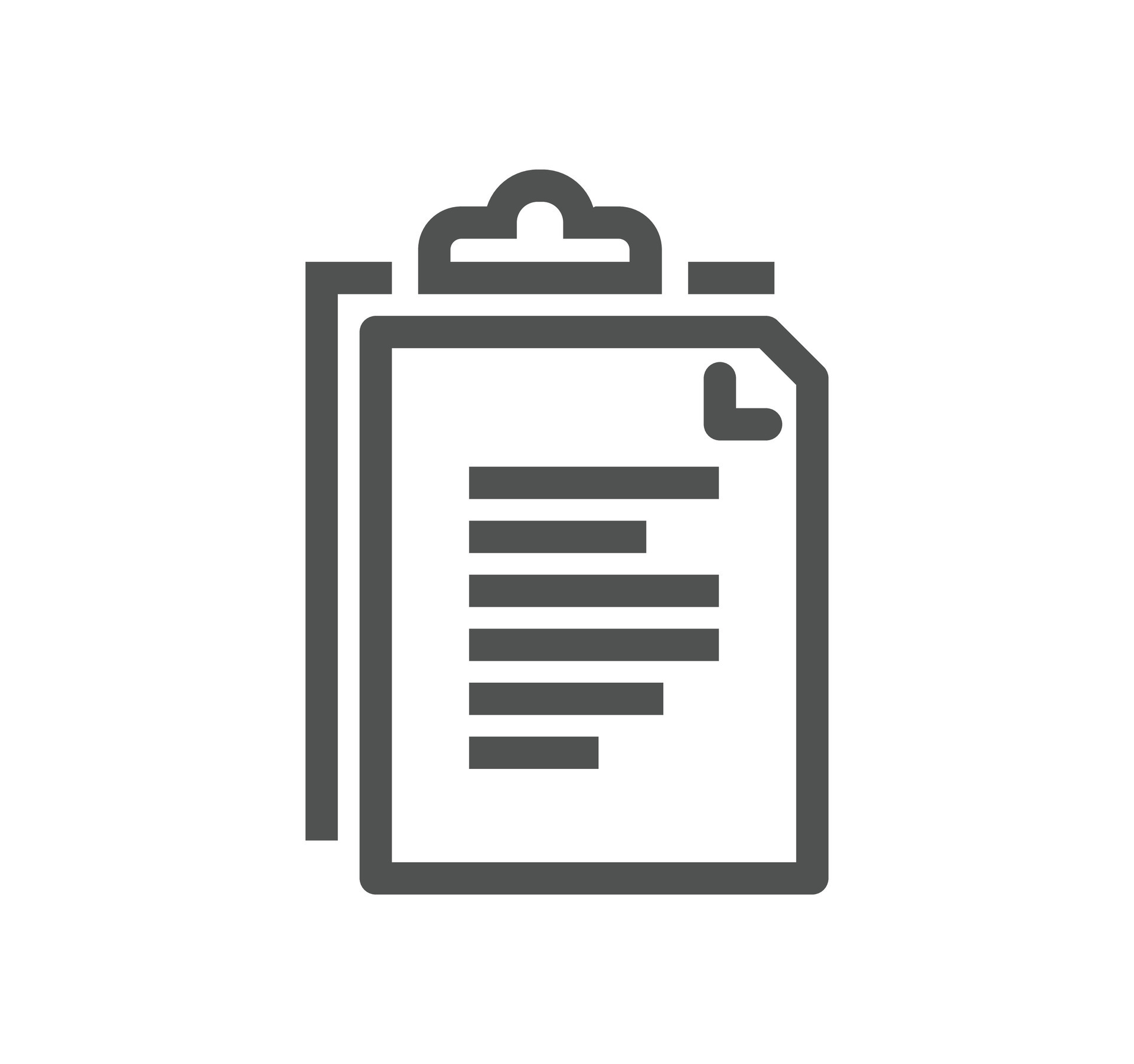 Clipboard related icon outline and linear vector. 33093301 Vector Art