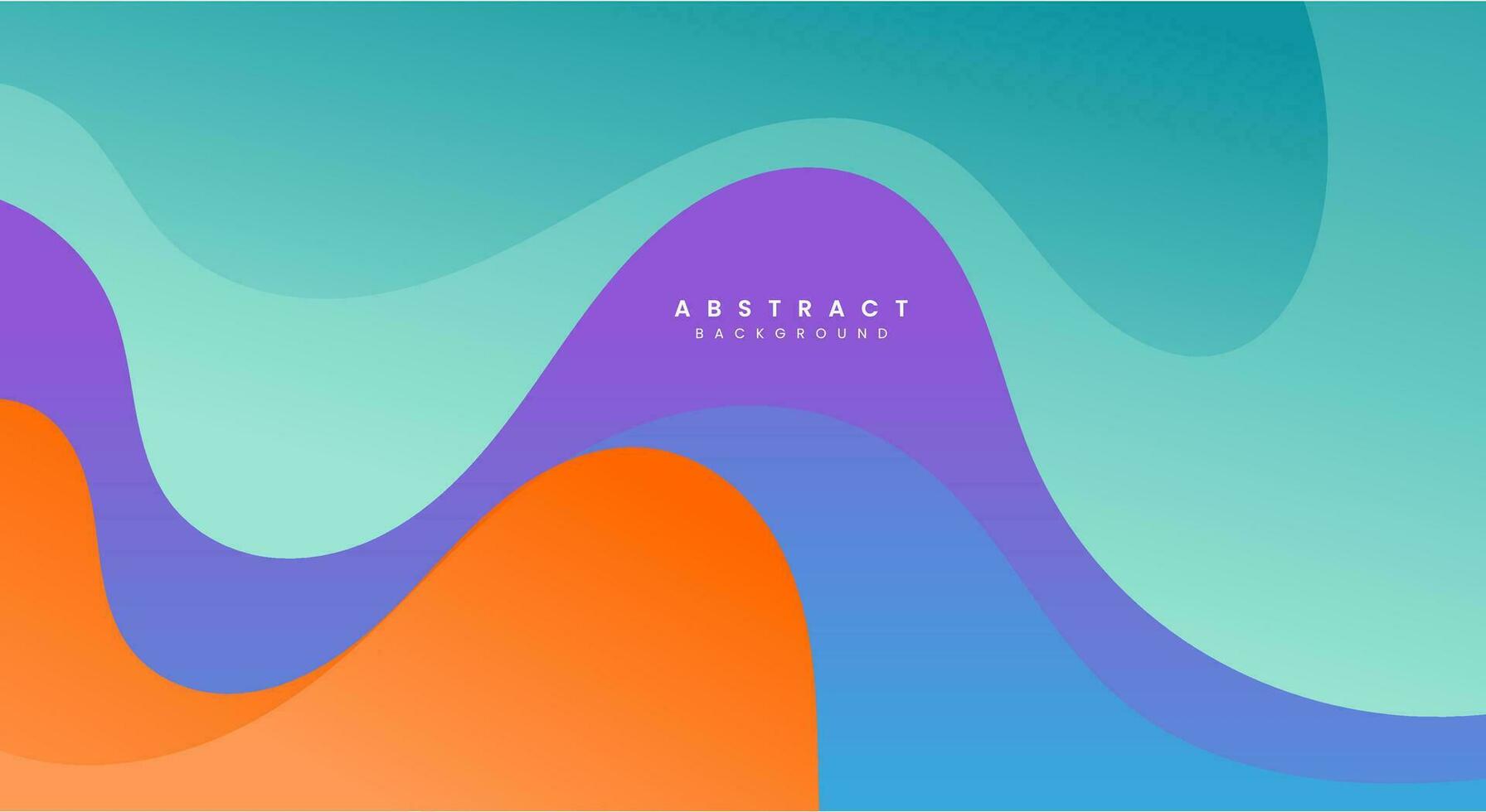 Abstract wave colorful background vector