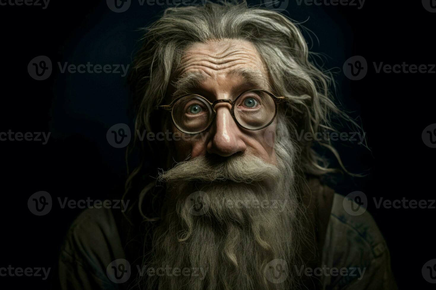 Mad old scientist. Generate Ai photo