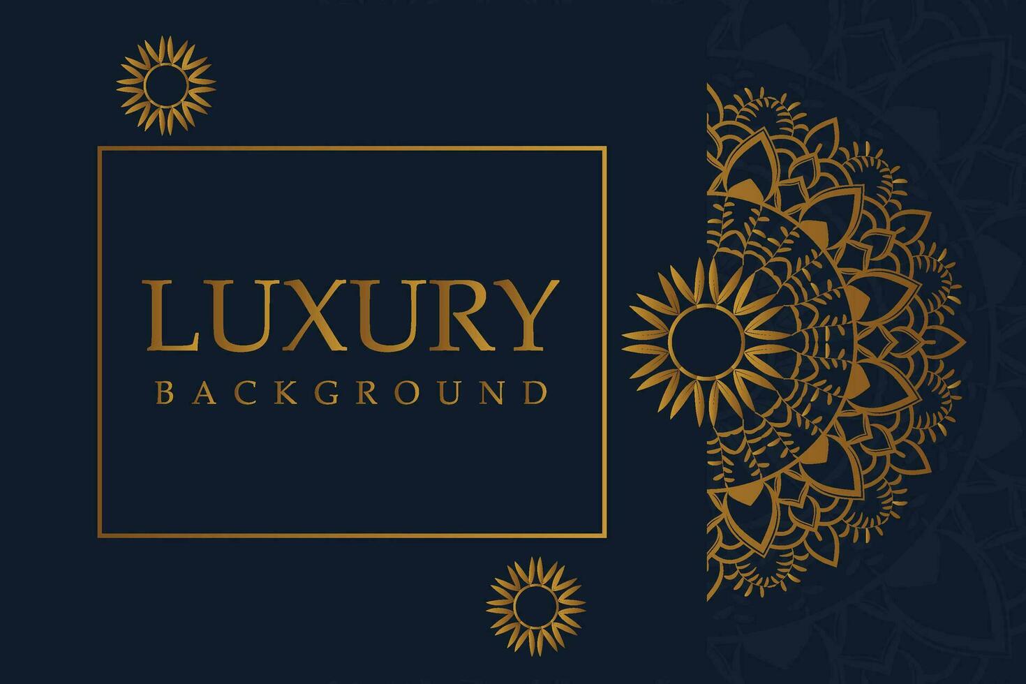 Luxury Mandala Background Design vector