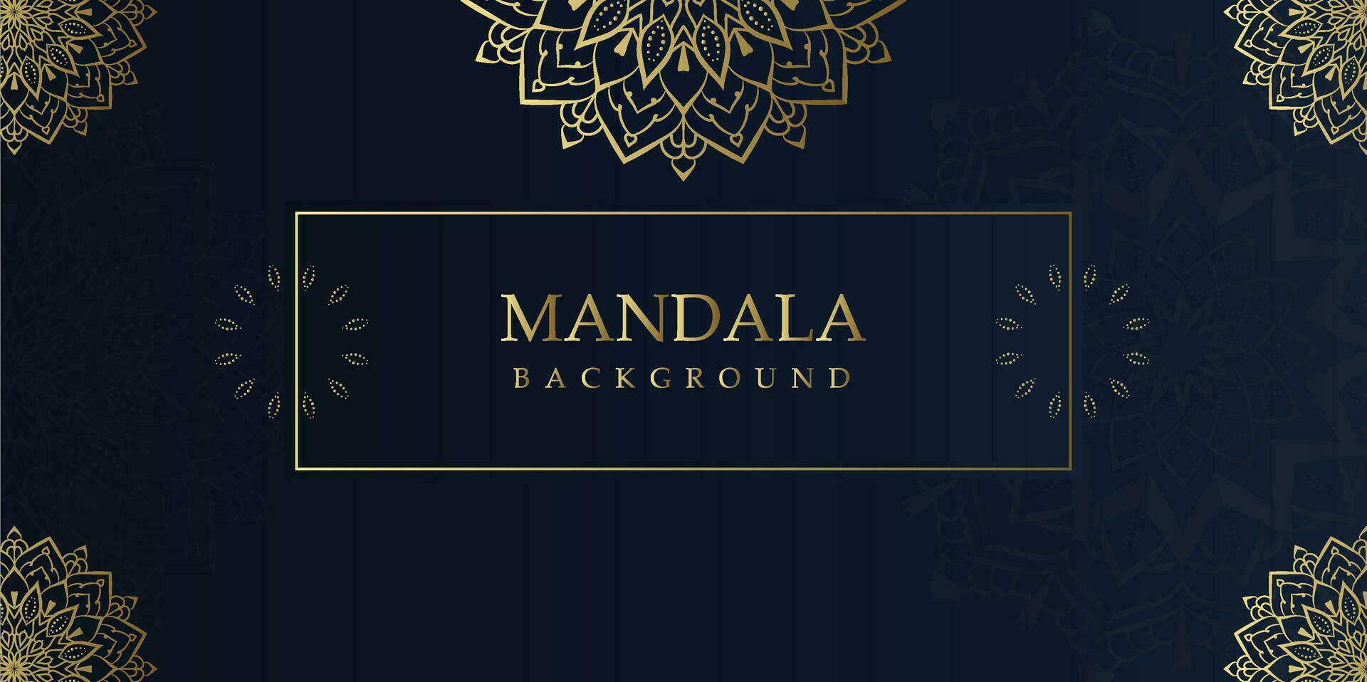 Luxury Mandala Background with Golden Arabesque Pattern - Eastern Style Decorative Mandala vector