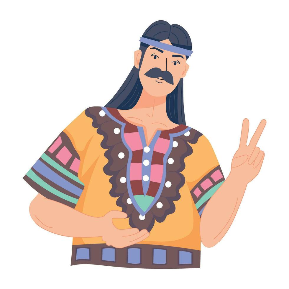 Trendy Dashiki Shirt vector