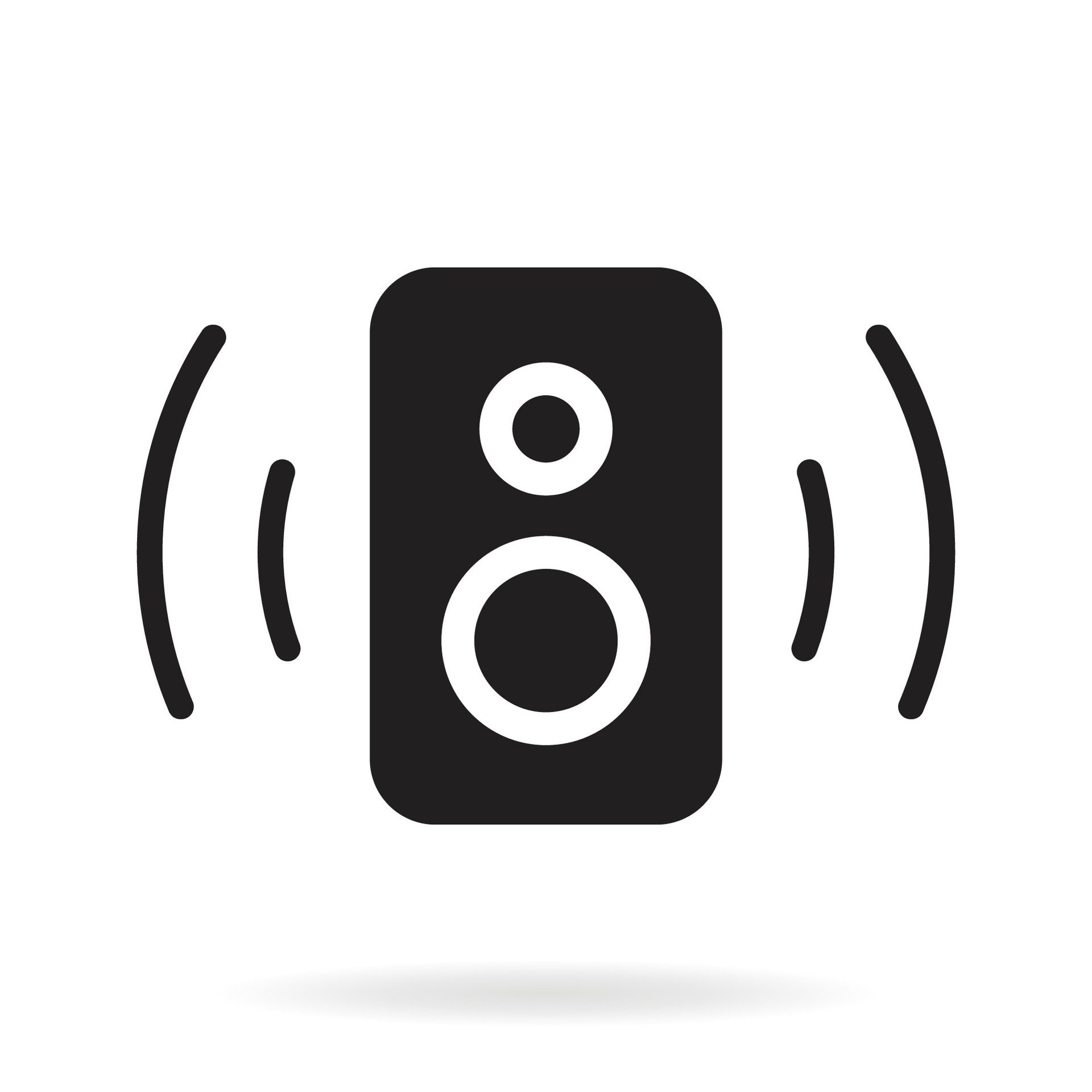 Speaker symbol icon vector illustration. 33094946 Vector Art at Vecteezy