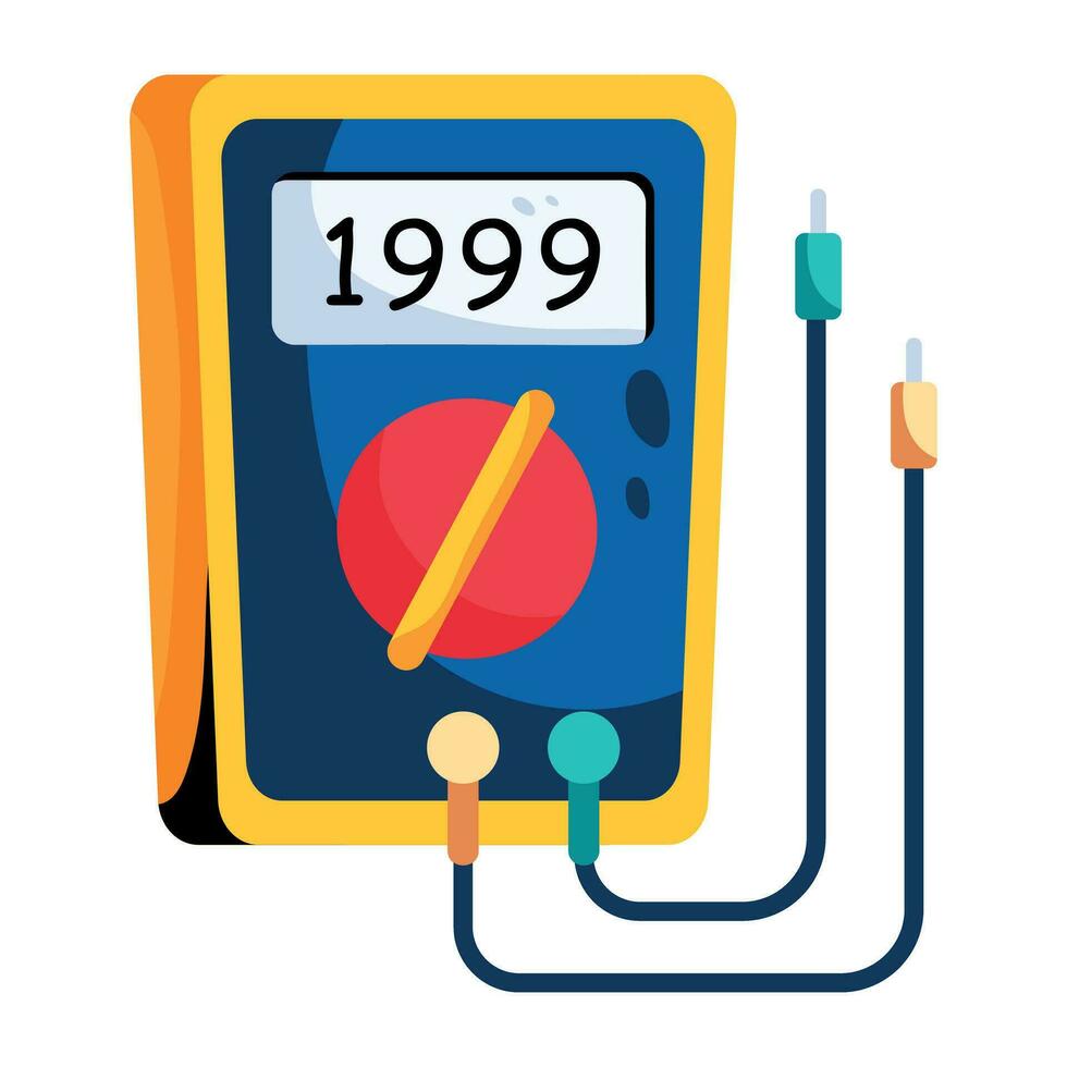 Trendy Multimeter Concepts vector