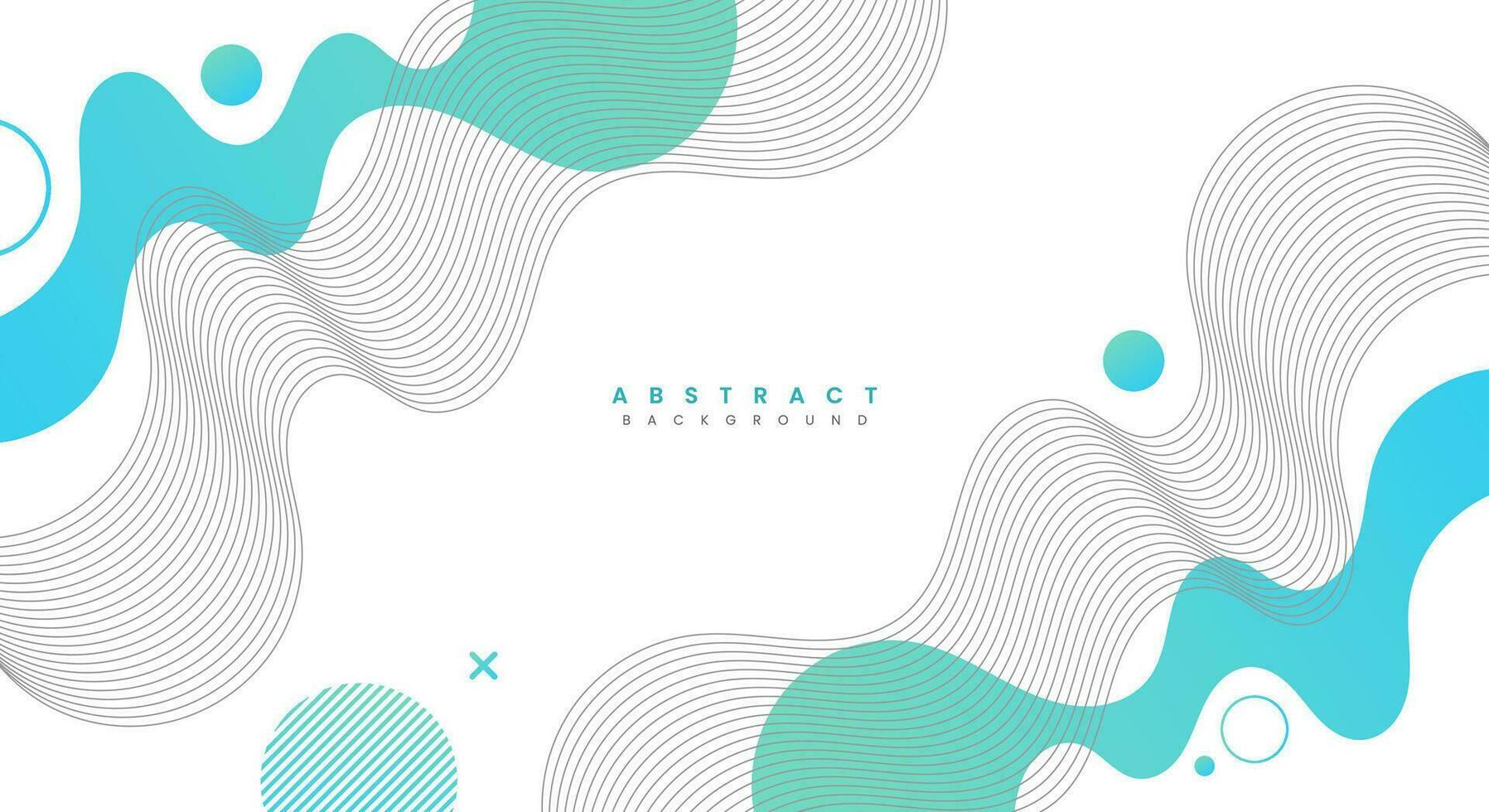 White and blue tosca wavy shapes background vector