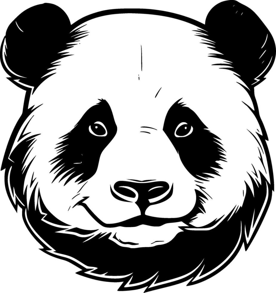 Panda - High Quality Vector Logo - Vector illustration ideal for T-shirt graphic