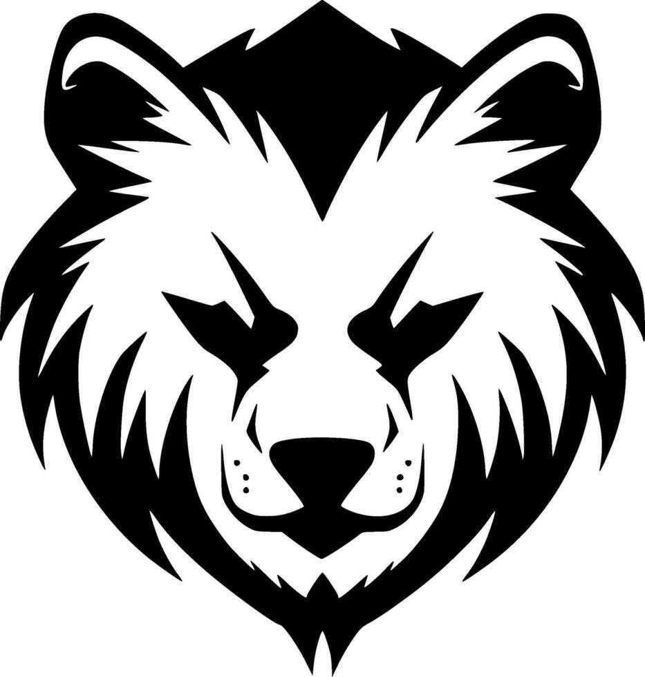 Panda - Minimalist and Flat Logo - Vector illustration