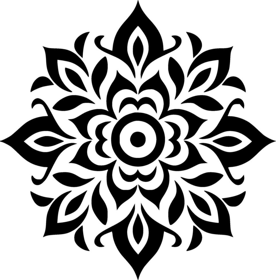 Mandala - High Quality Vector Logo - Vector illustration ideal for T-shirt graphic