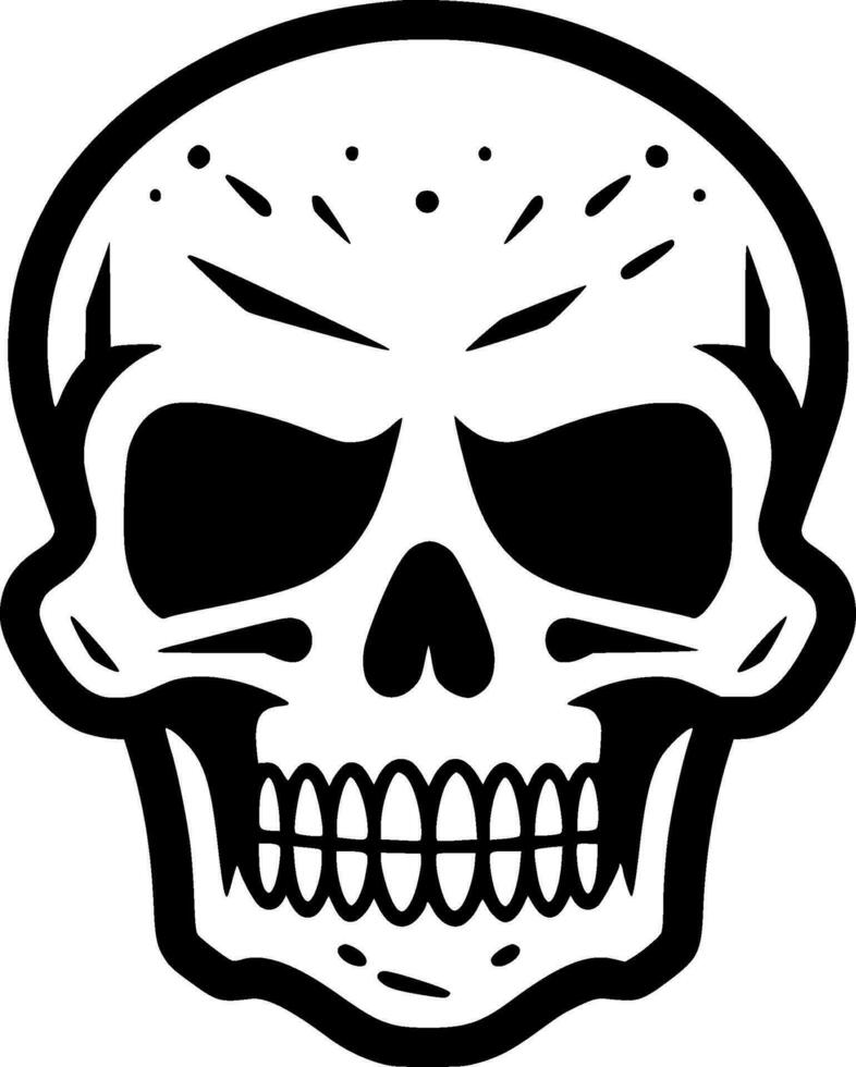 Halloween, Black and White Vector illustration