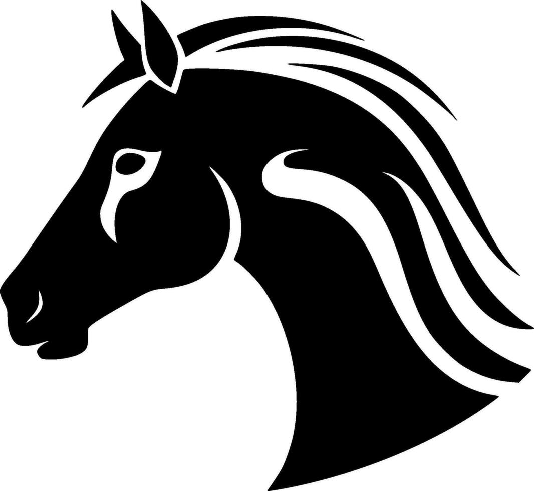 caballo - alto calidad vector logo - vector ilustración ideal para camiseta gráfico