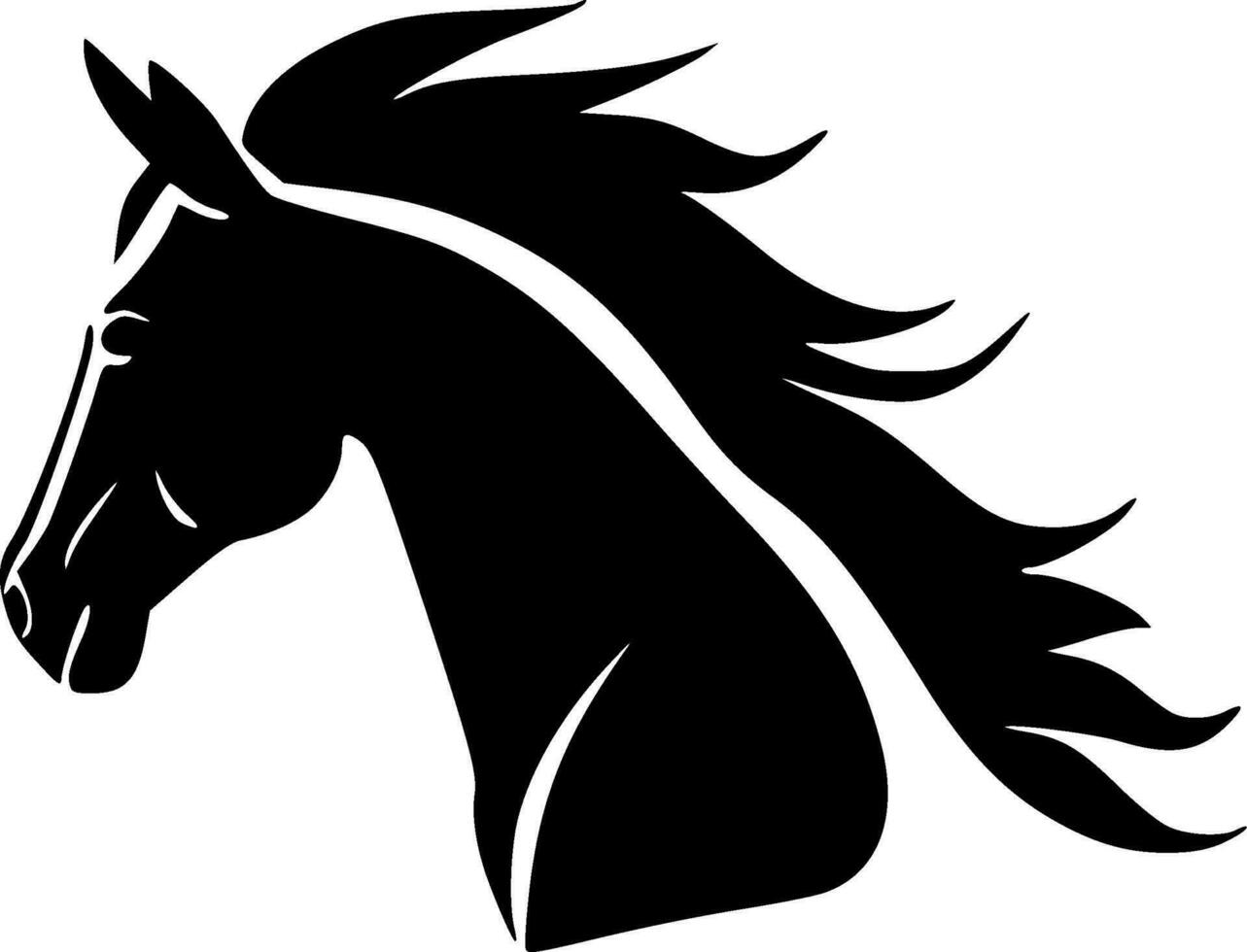 caballo - alto calidad vector logo - vector ilustración ideal para camiseta gráfico