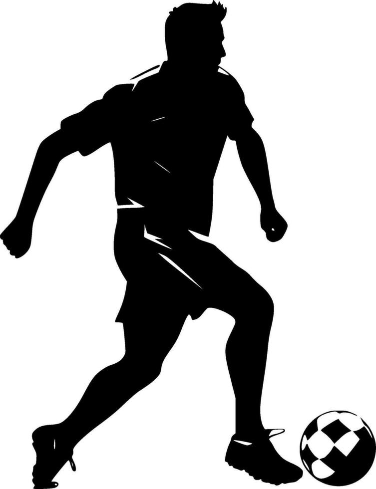 Football - Minimalist and Flat Logo - Vector illustration