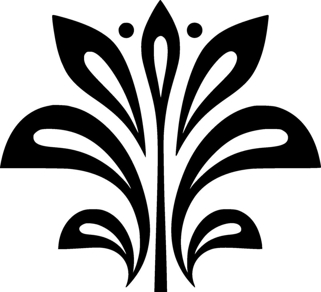 Flower, Black and White Vector illustration 33095535 Vector Art at Vecteezy