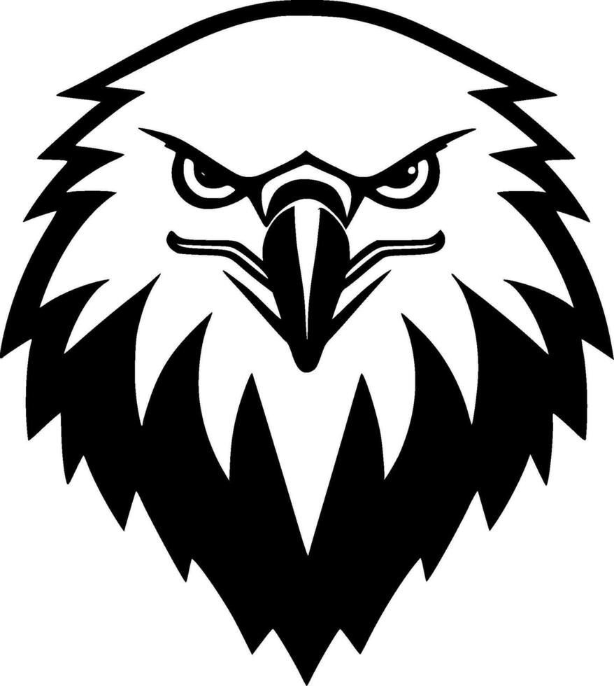 águila - minimalista y plano logo - vector ilustración