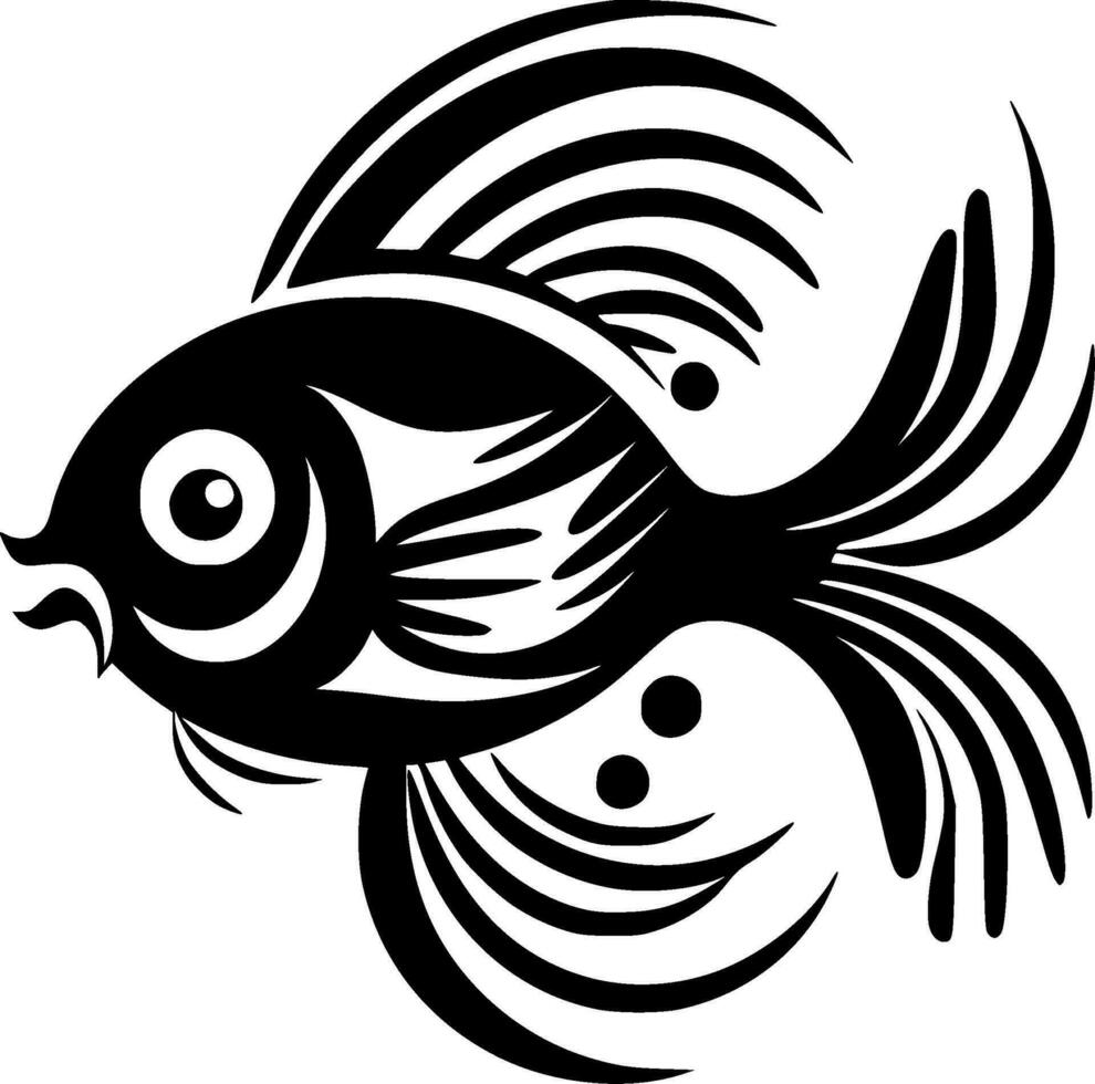 Fish - Minimalist and Flat Logo - Vector illustration