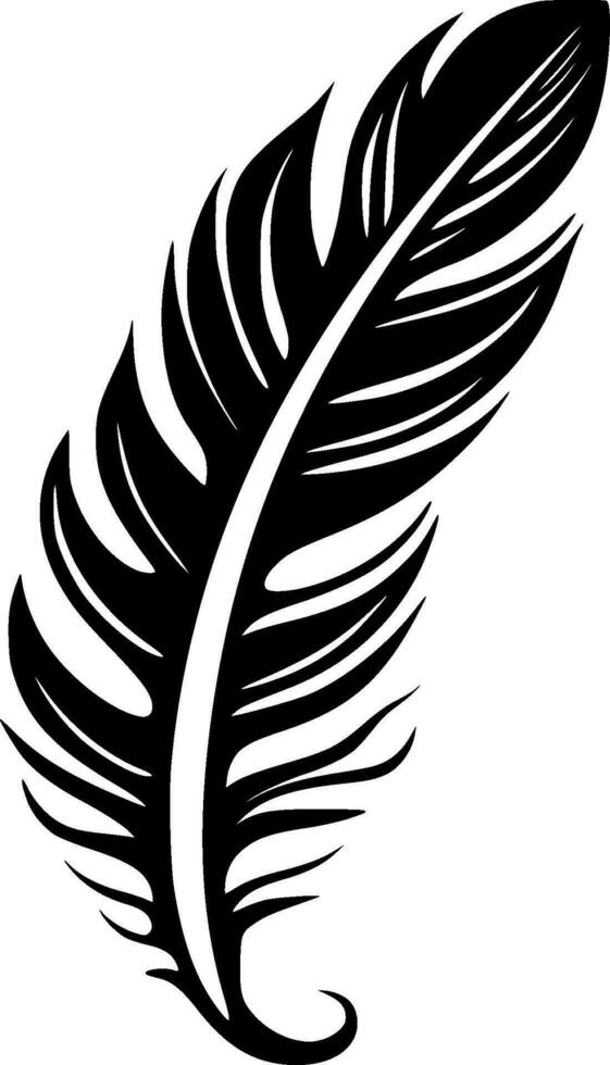 Feather - High Quality Vector Logo - Vector illustration ideal for T-shirt graphic