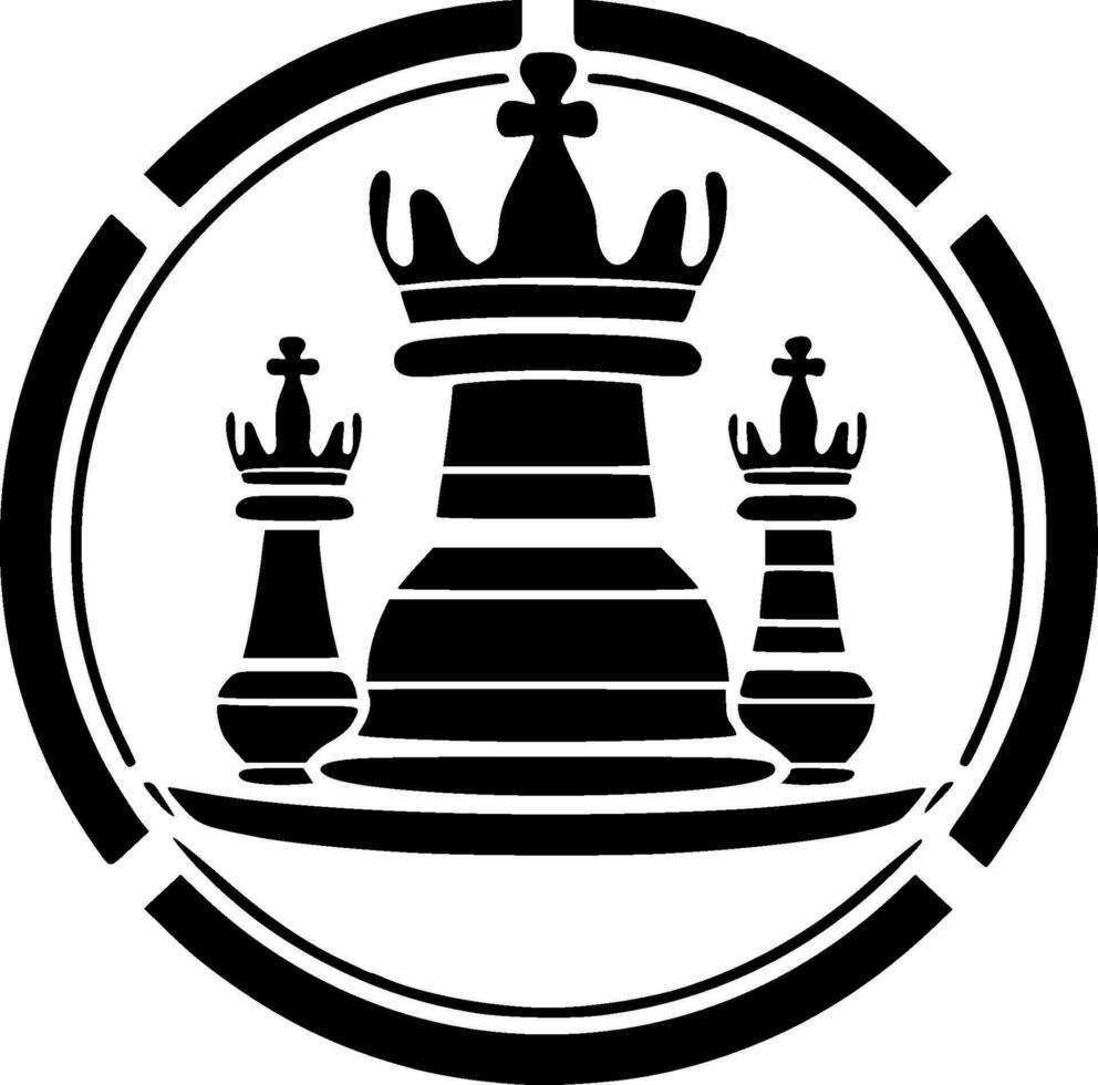 Chess - High Quality Vector Logo - Vector illustration ideal for T-shirt graphic