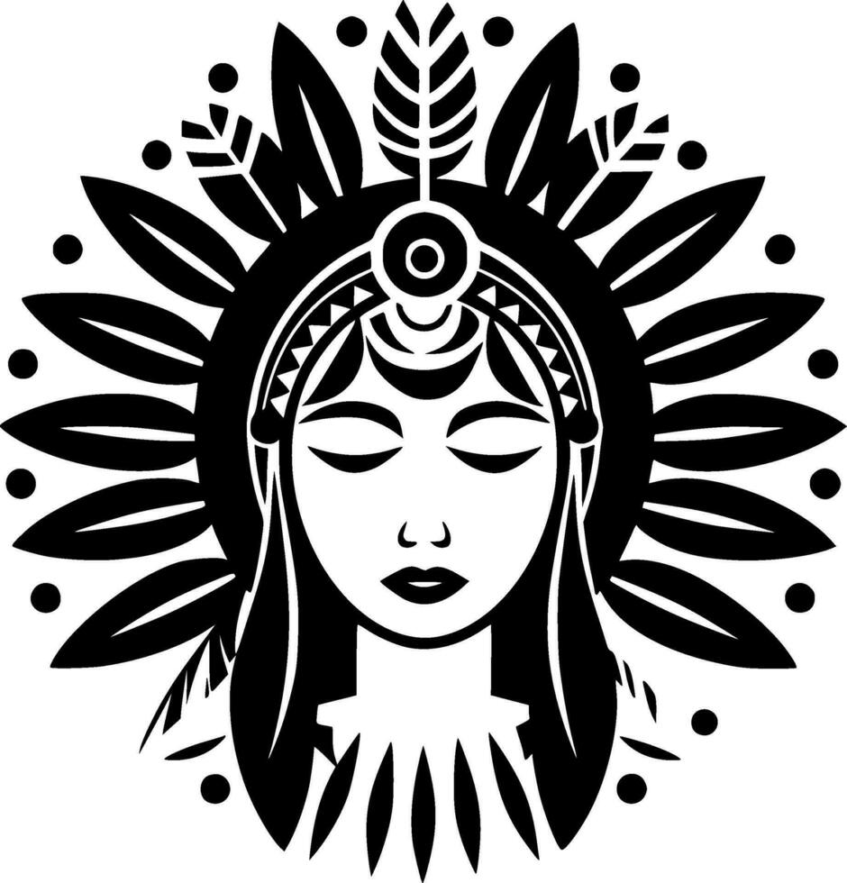 Boho - High Quality Vector Logo - Vector illustration ideal for T-shirt graphic