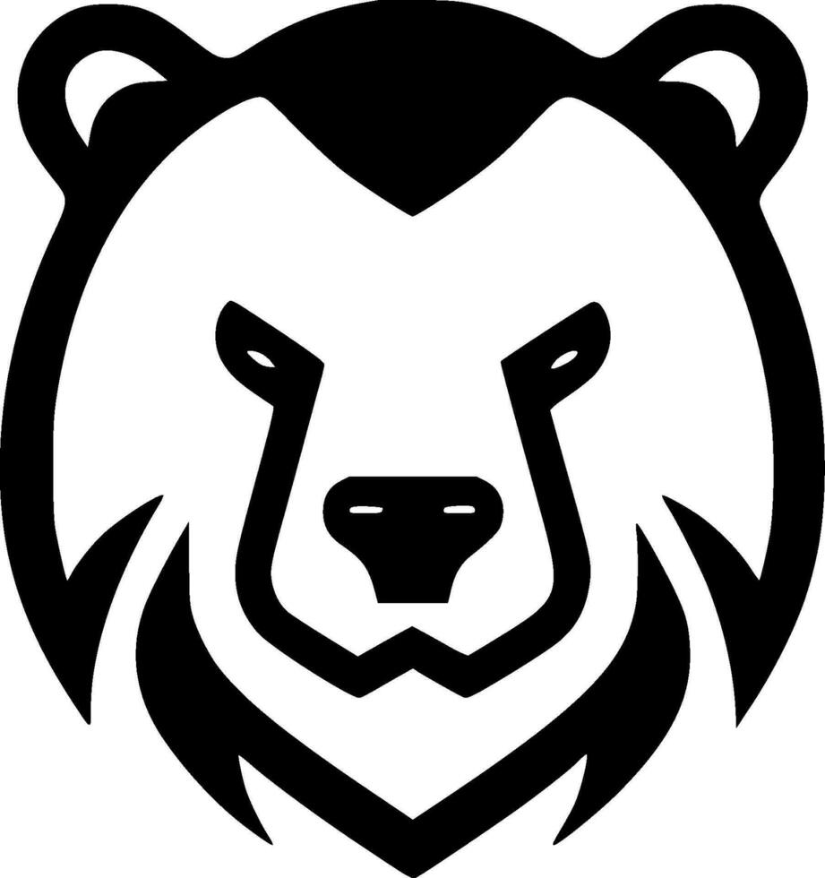 Bear, Minimalist and Simple Silhouette - Vector illustration