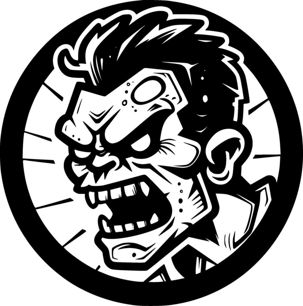 Zombie - High Quality Vector Logo - Vector illustration ideal for T-shirt graphic